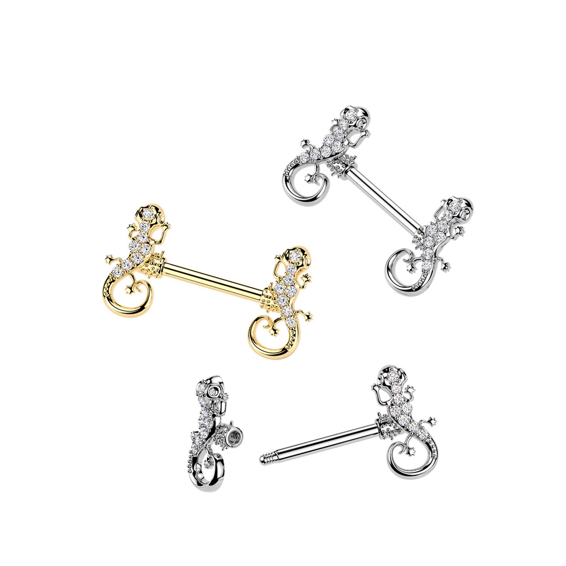 Piercing Téton LUCIA en Acier et Zirconium