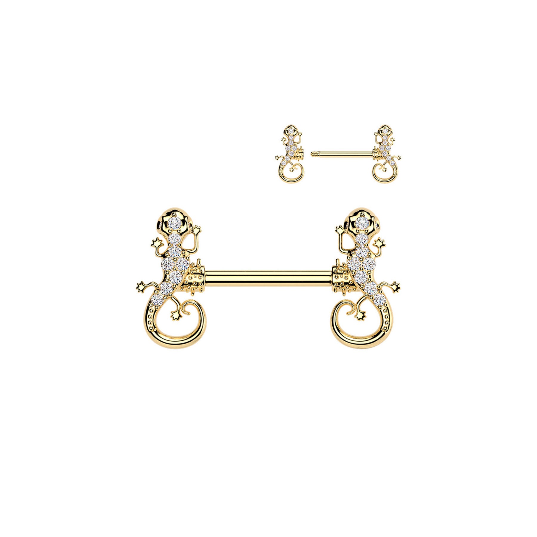 Piercing Téton LUCIA en Acier et Zirconium