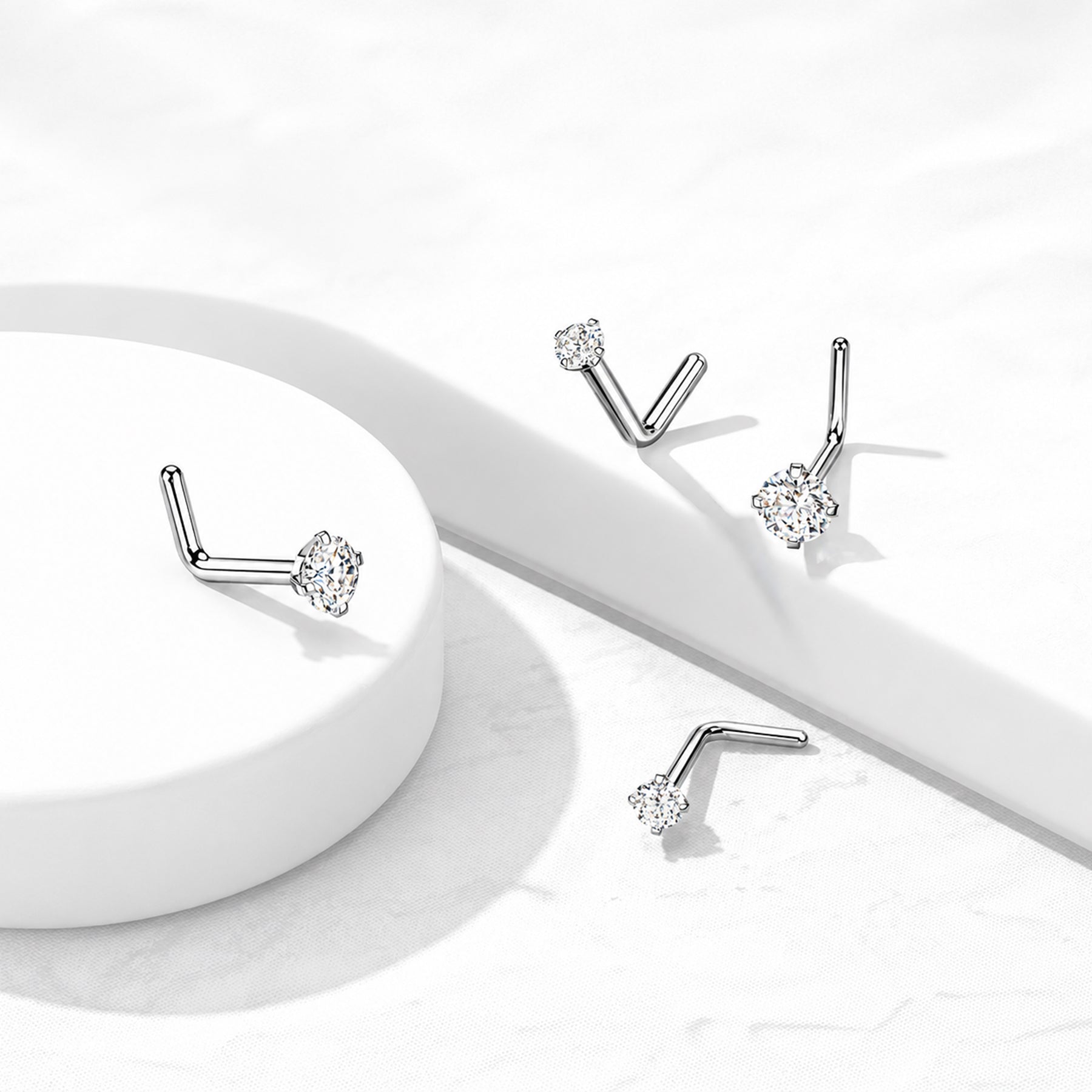 Piercing Nez MIRZA en Titane et Zirconium