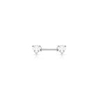 Piercing Téton BRIELLA en Acier et Zirconium