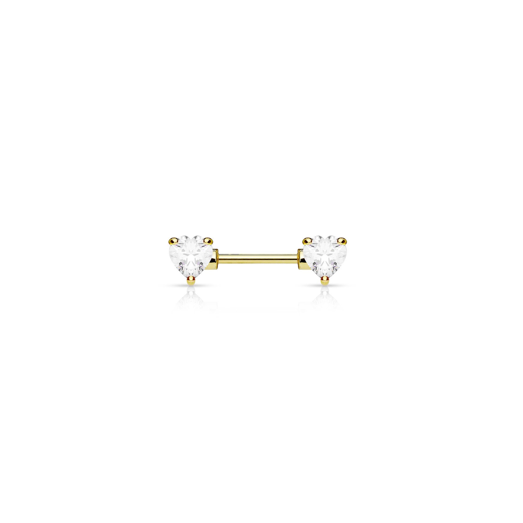 Piercing Téton BRIELLA en Acier et Zirconium