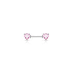 Piercing Téton BRIELLA en Acier et Zirconium