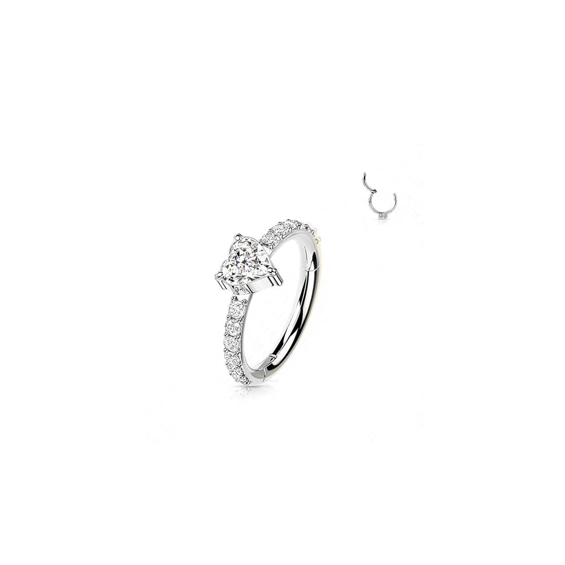 Piercing Oreille MIRANDA en Titane et Oxydes de Zirconium