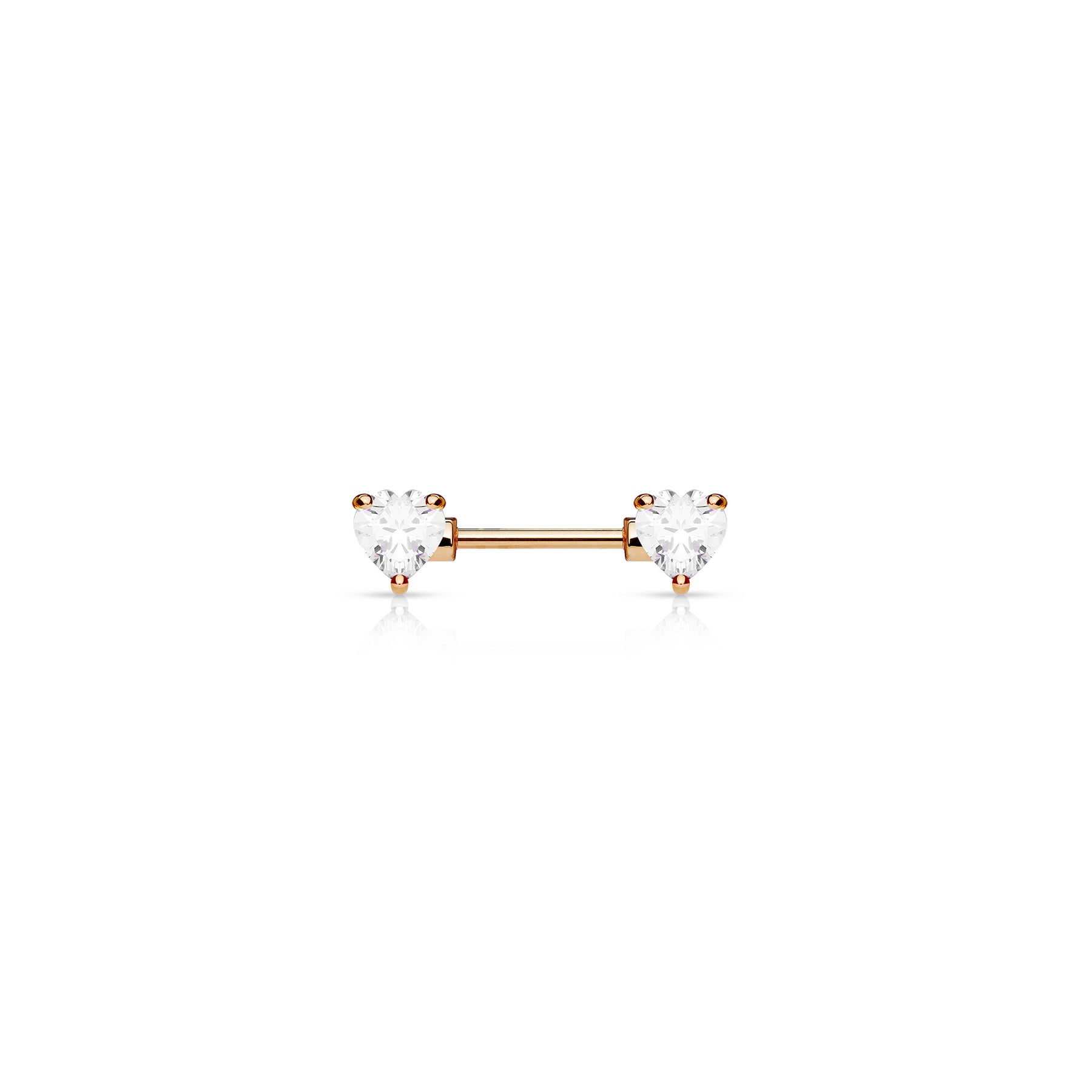 Piercing Téton BRIELLA en Acier et Zirconium