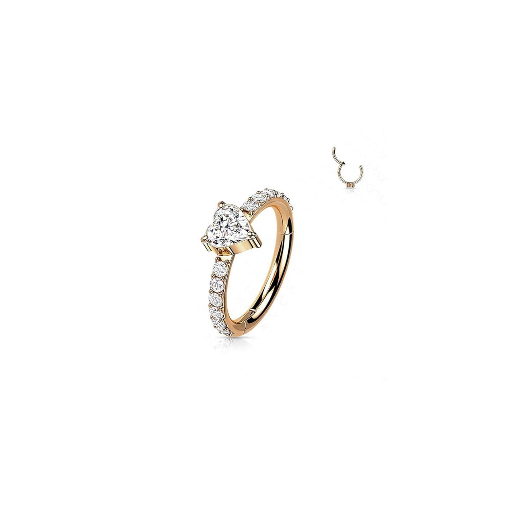 Piercing Oreille MIRANDA en Titane et Oxydes de Zirconium