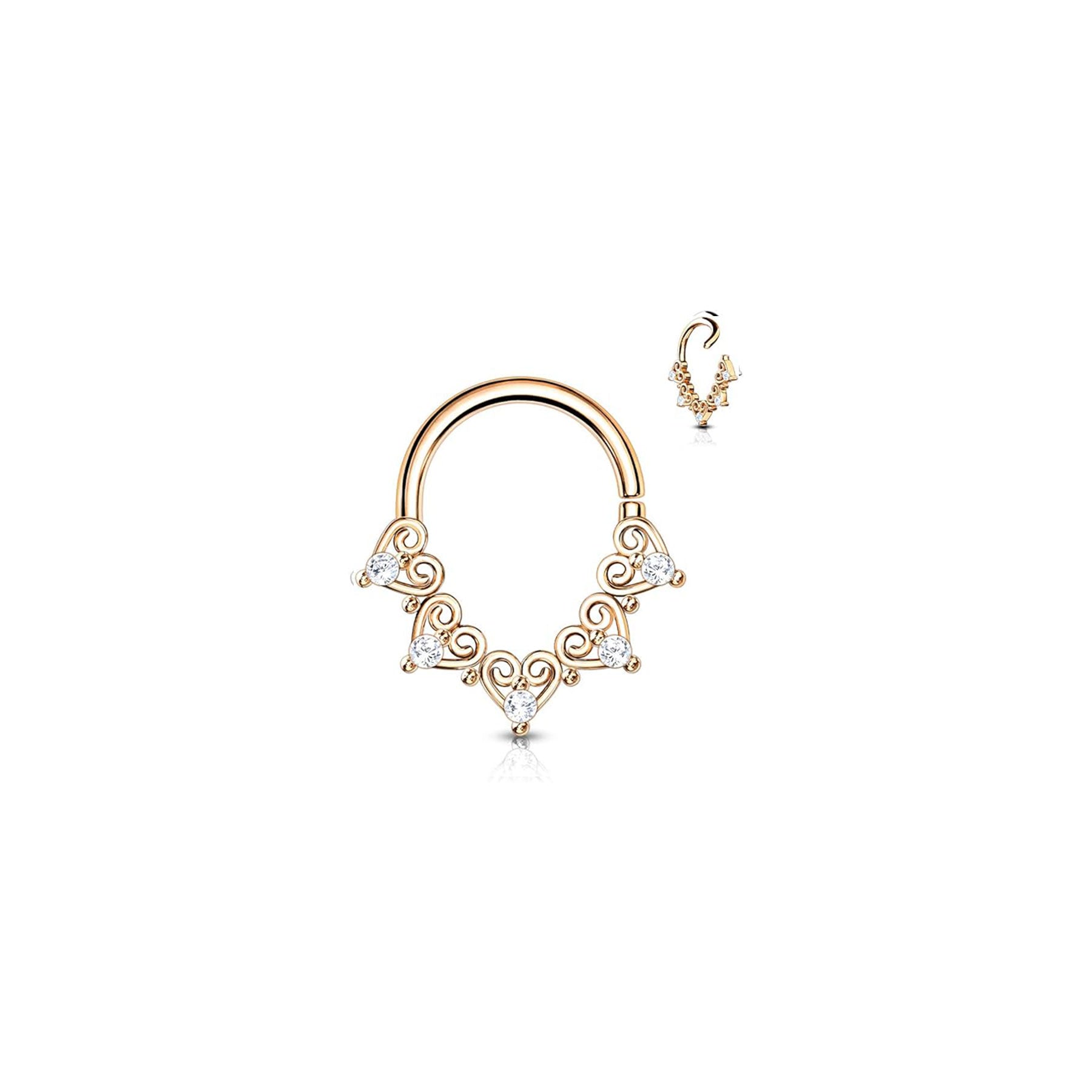 Piercing Nez CINDERELLA en Acier et Zirconium