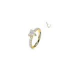 Piercing Oreille MIRANDA en Titane et Oxydes de Zirconium