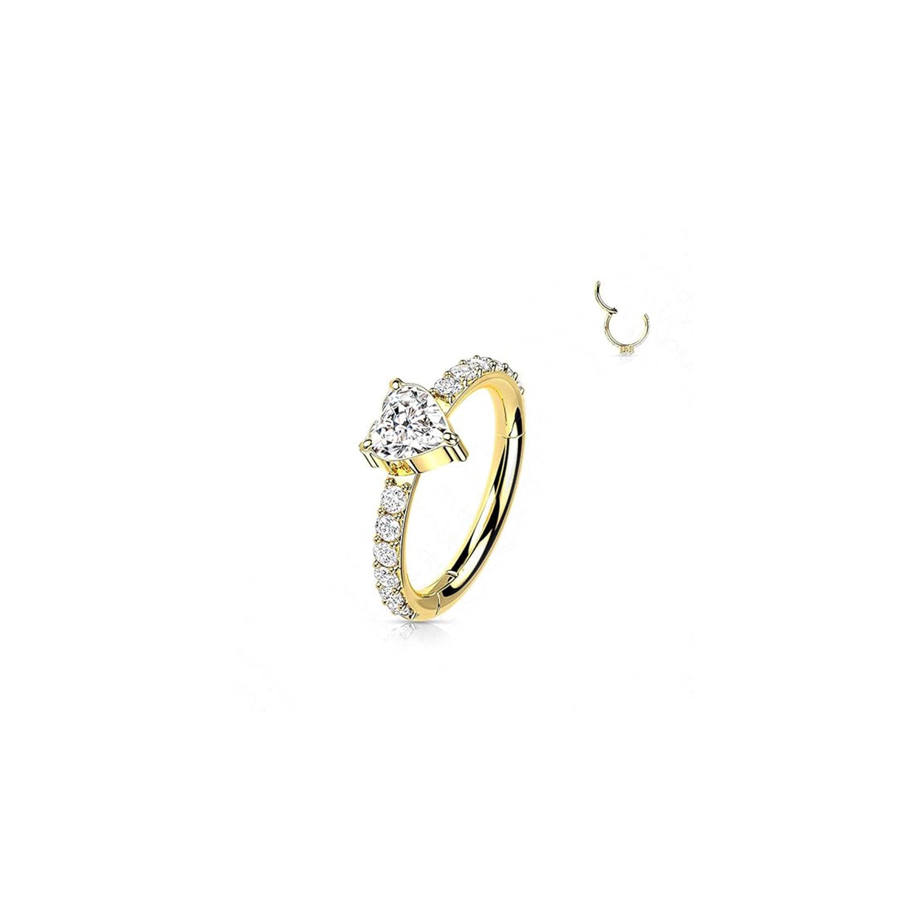 Piercing Oreille MIRANDA en Titane et Oxydes de Zirconium