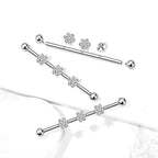 Piercing Oreille MEADOW en Titane et Oxyde de Zirconium