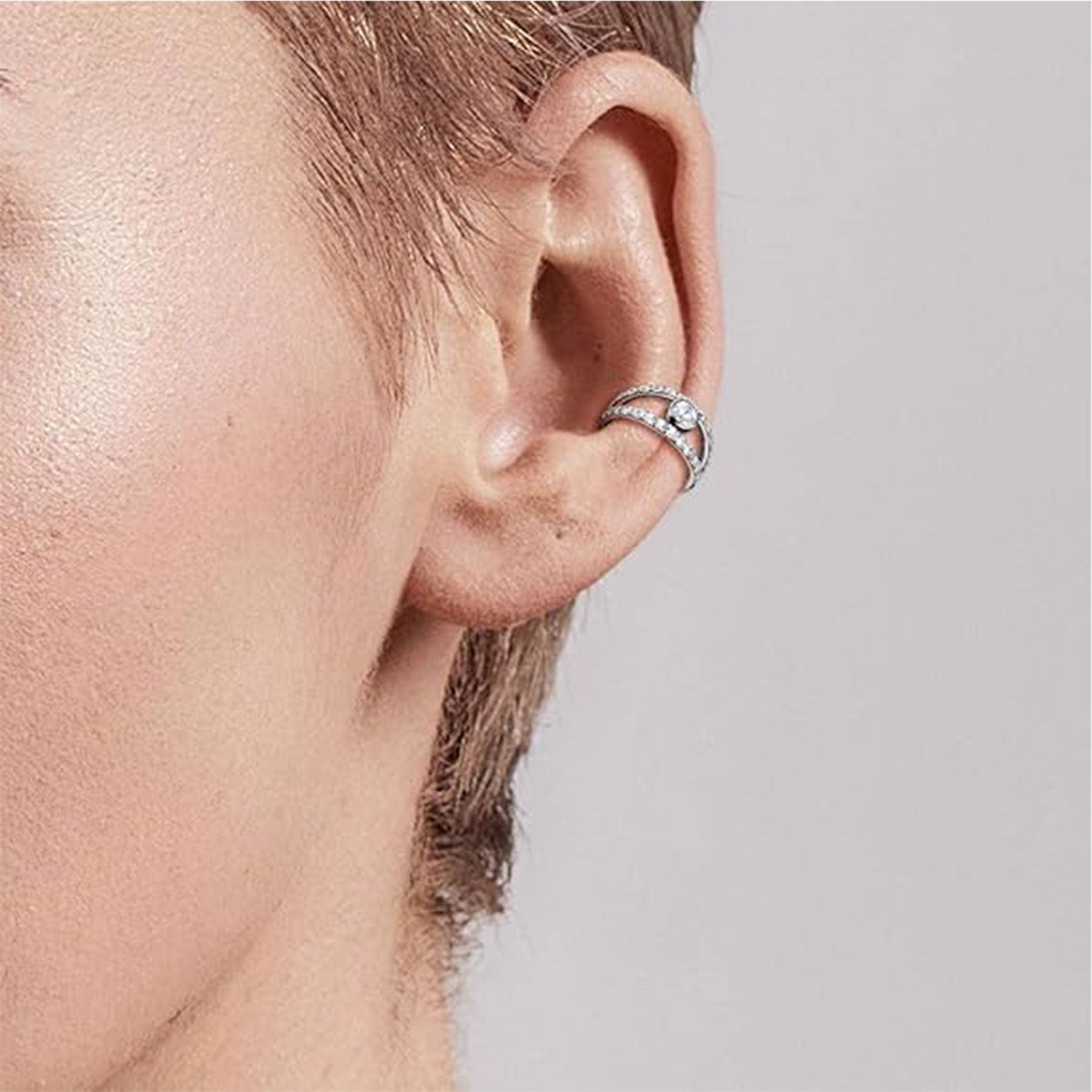 Piercing Oreille ALBA en Acier et Oxydes de Zirconium