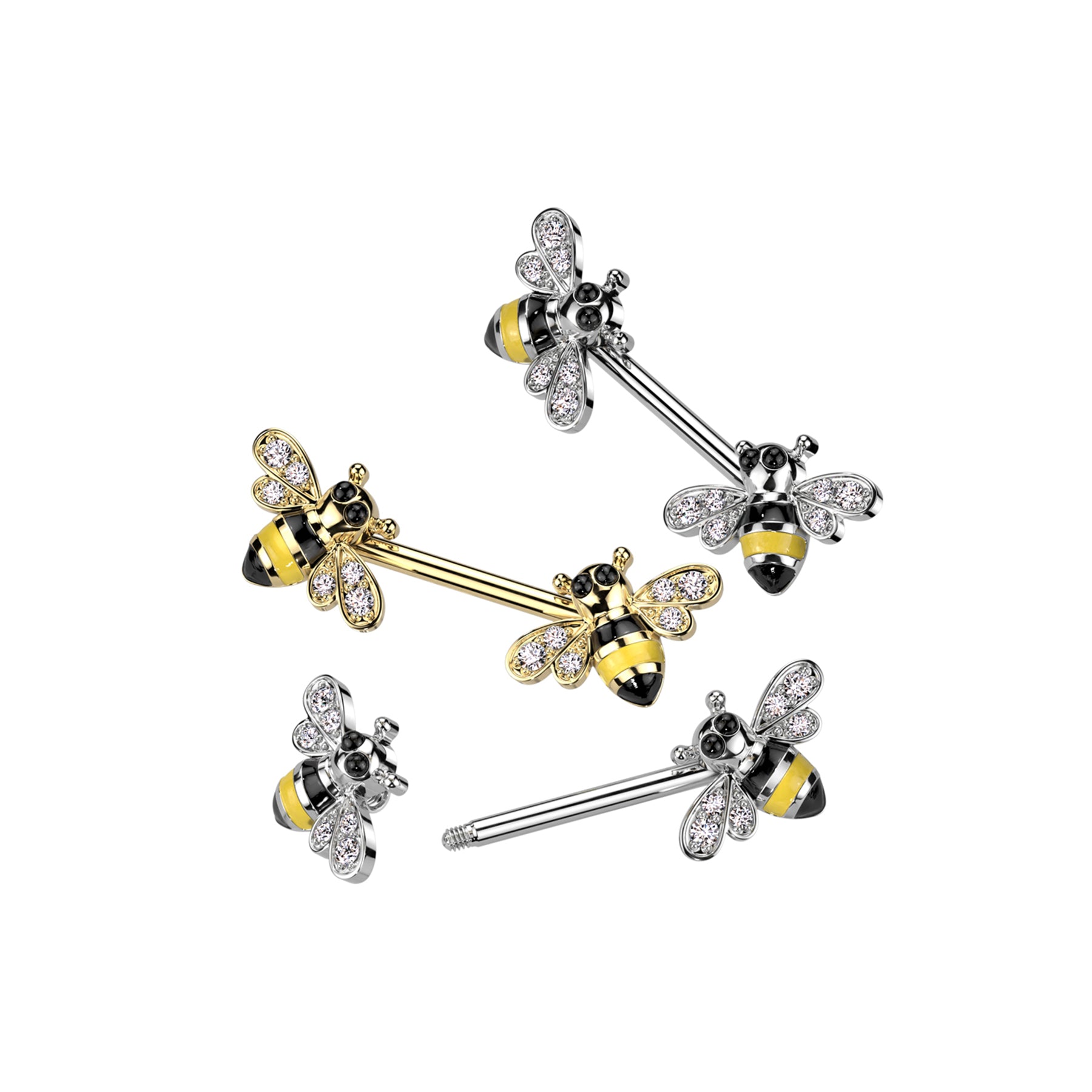 Piercing Téton AKURA en Acier et Zirconium