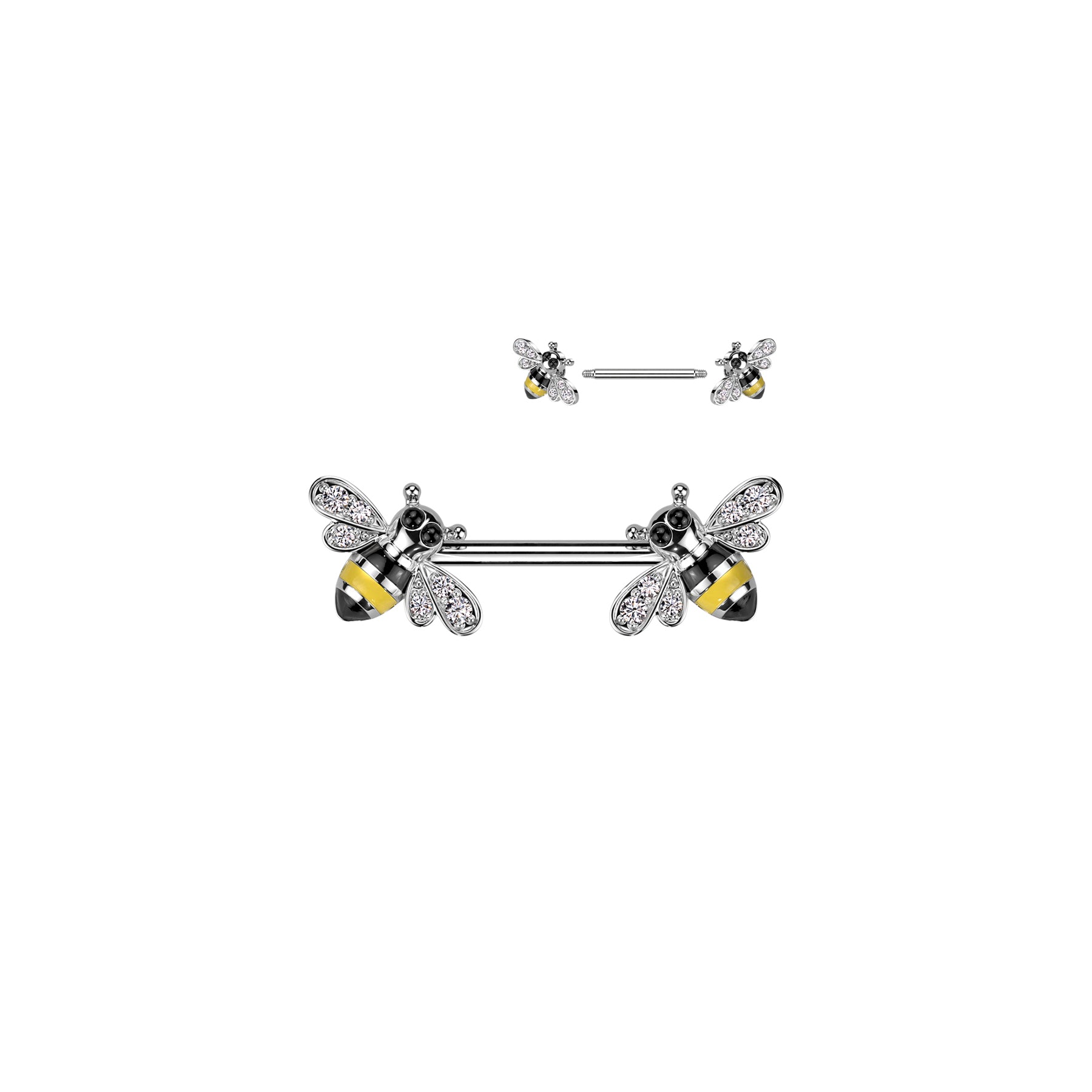 Piercing Téton AKURA en Acier et Zirconium