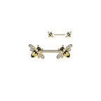 Piercing Téton AKURA en Acier et Zirconium