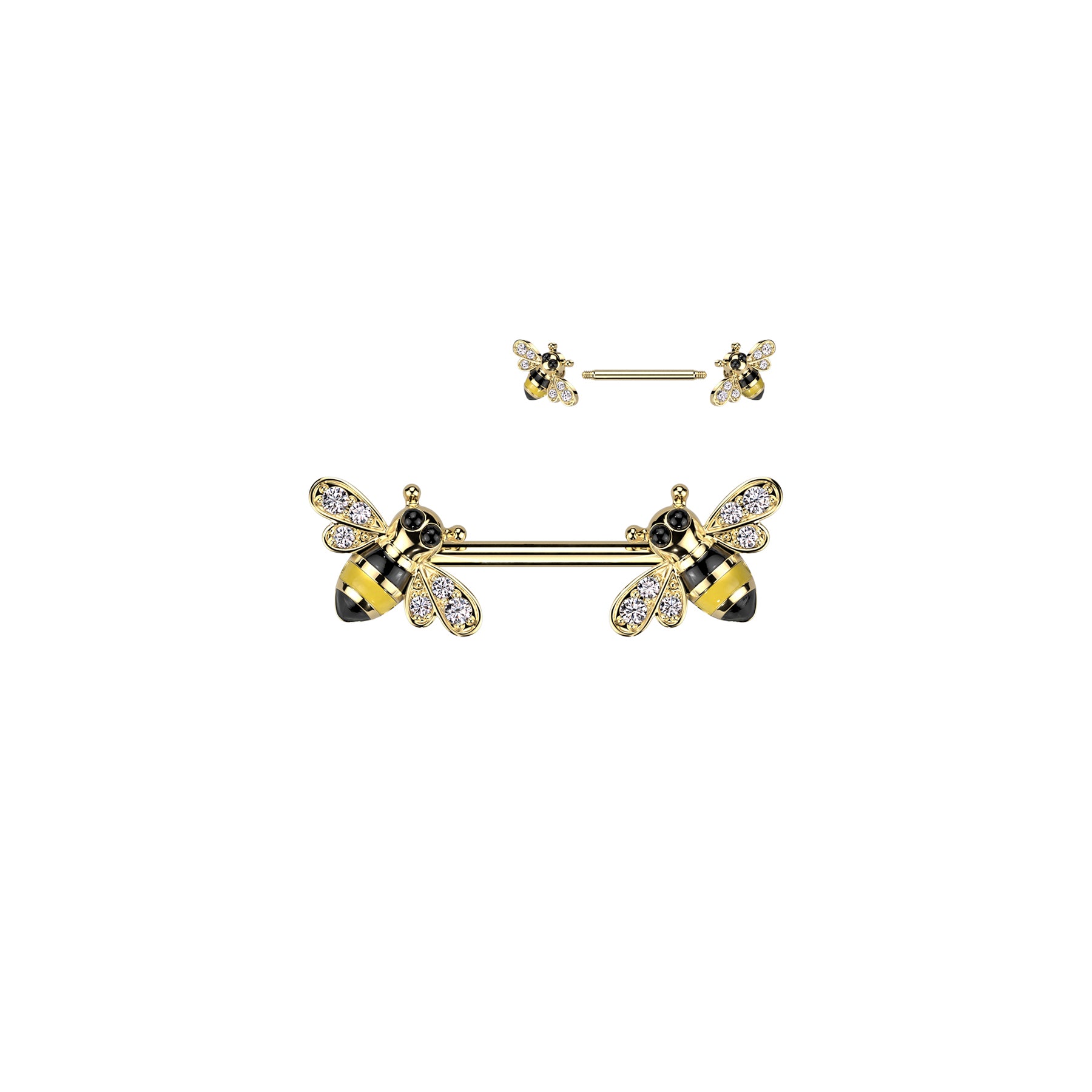 Piercing Téton AKURA en Acier et Zirconium