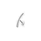 Piercing Labret AKYLA en Acier et Zirconium