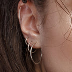 Piercing Labret AKYLA en Acier et Zirconium