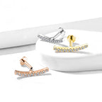 Piercing Labret AKYLA en Acier et Zirconium