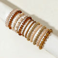 Set 12 de bracelets AMBER