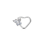Piercing Oreille AMIA en Acier et Zirconium