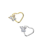 Piercing Oreille AMIA en Acier et Zirconium
