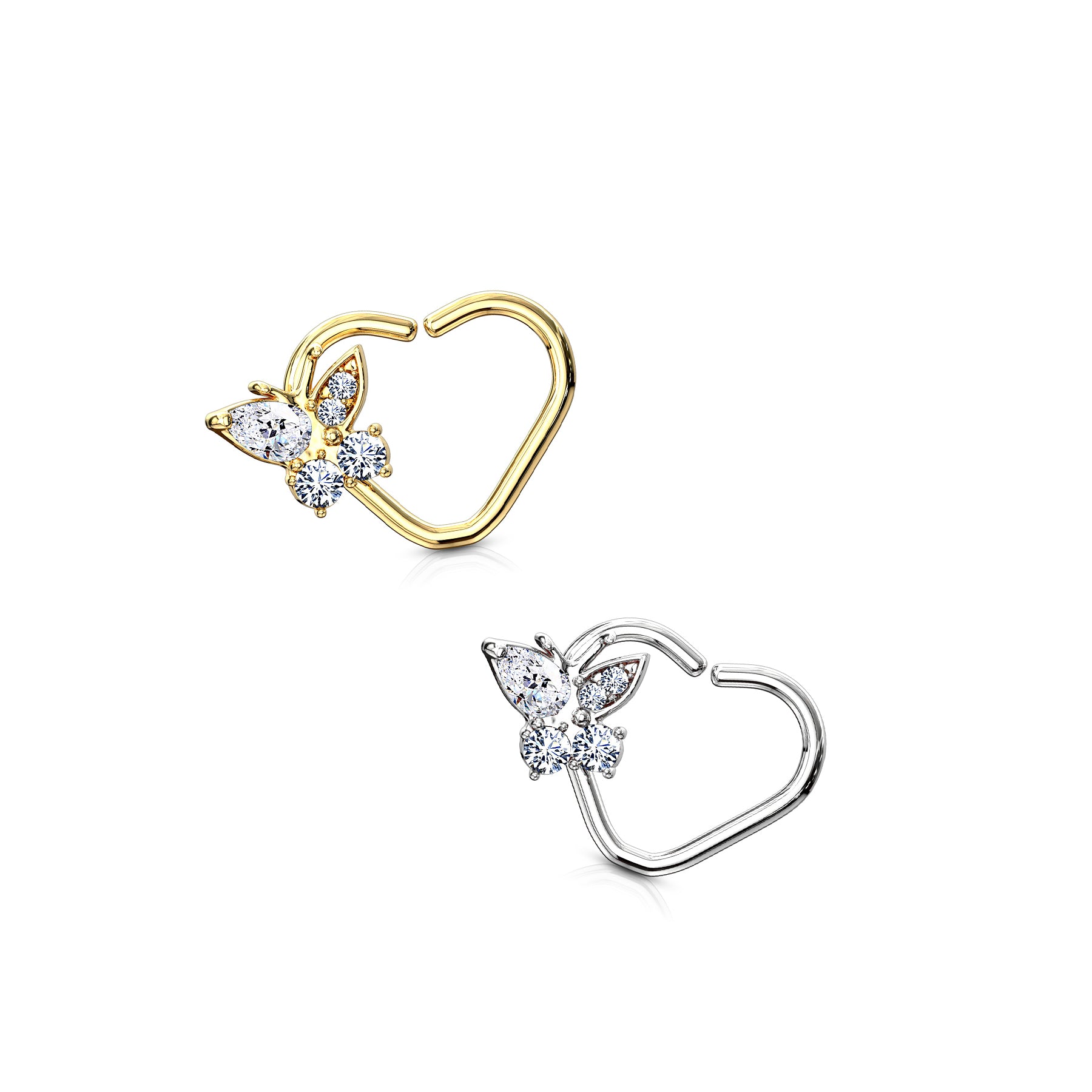 Piercing Oreille AMIA en Acier et Zirconium