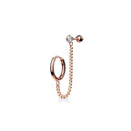 Piercing Oreille ANDREA en Acier et Zirconium