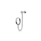Piercing Oreille ANDREA en Acier et Zirconium