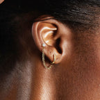 Piercing Oreille ANDREA en Acier et Zirconium
