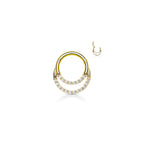 Piercing Oreille / Nez ANIKA en Acier et Zirconium