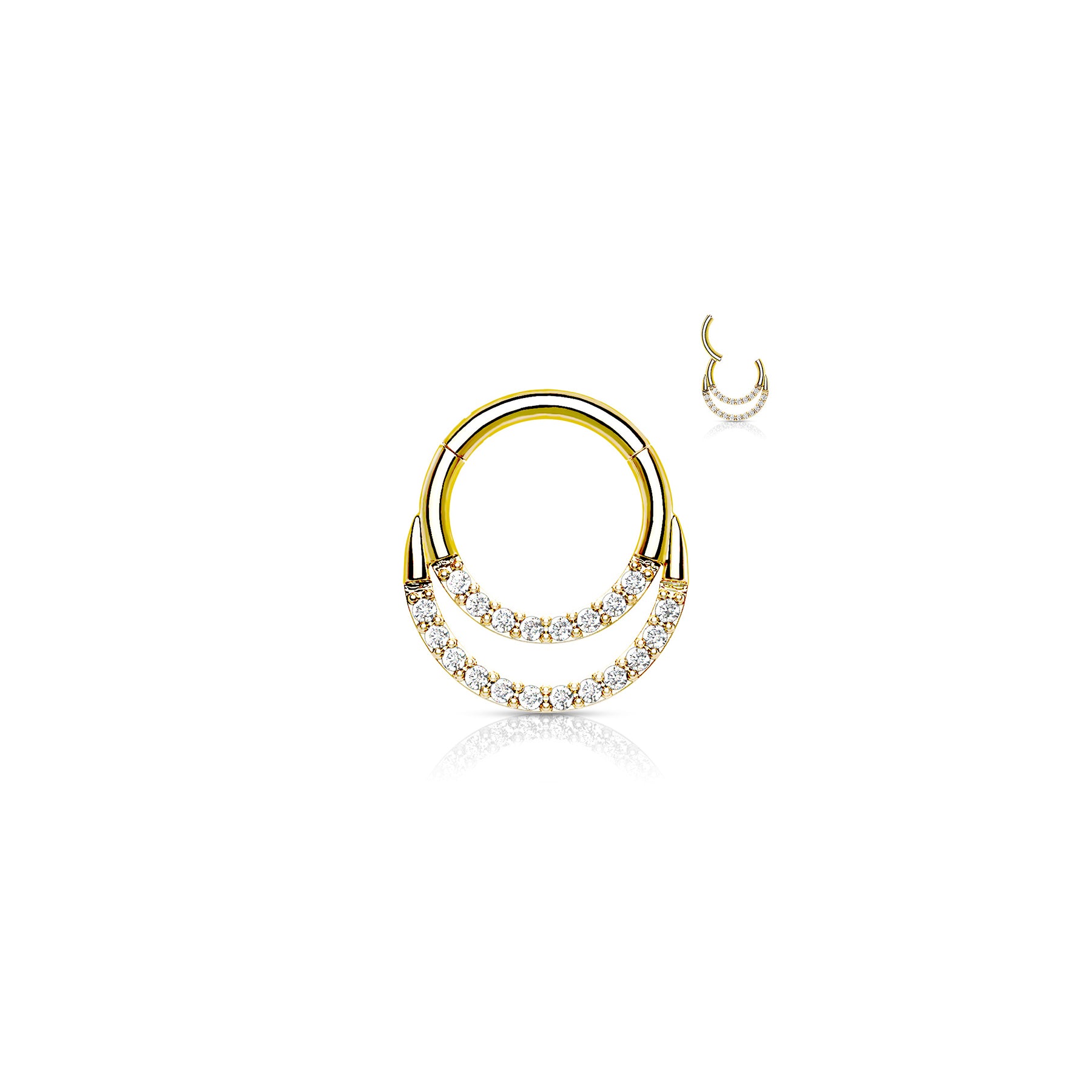 Piercing Oreille / Nez ANIKA en Acier et Zirconium