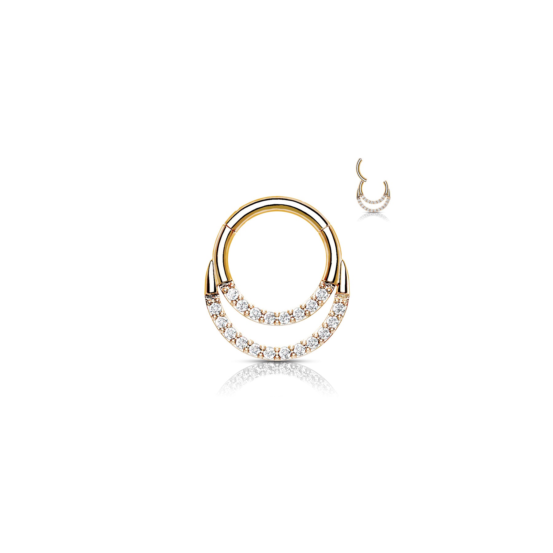 Piercing Oreille / Nez ANIKA en Acier et Zirconium