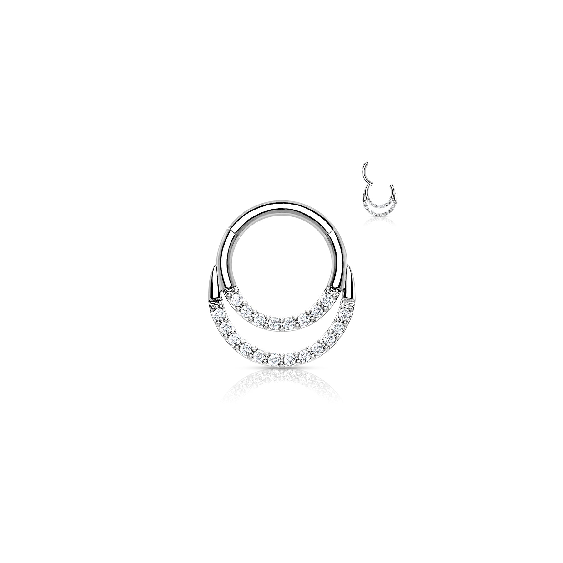 Piercing Oreille / Nez ANIKA en Acier et Zirconium