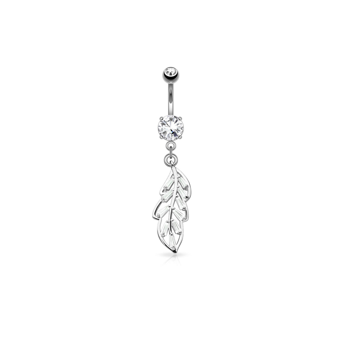 Piercing Nombril ANITA en Acier et Zirconium