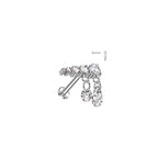 Piercing Labret ARAEA en Titane et Zirconium