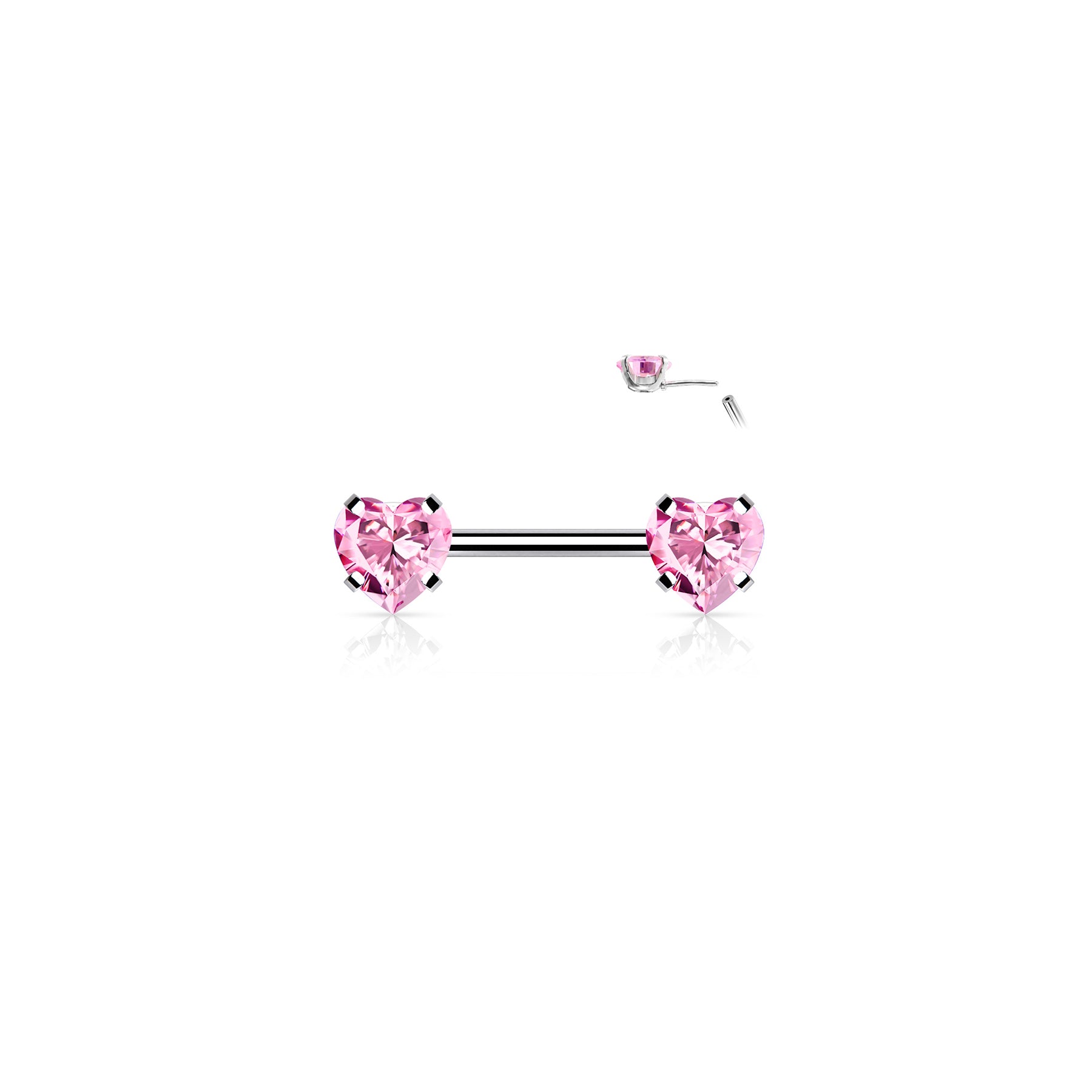 Piercing Téton AUDRA en Acier et Oxydes de Zirconium