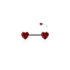 Piercing Téton AUDRA en Acier et Oxydes de Zirconium