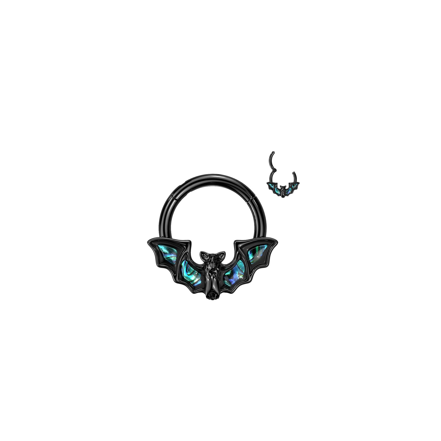 Piercing Oreille ou Nez AVA en Acier et Abalone