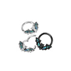Piercing Oreille ou Nez AVA en Acier et Abalone