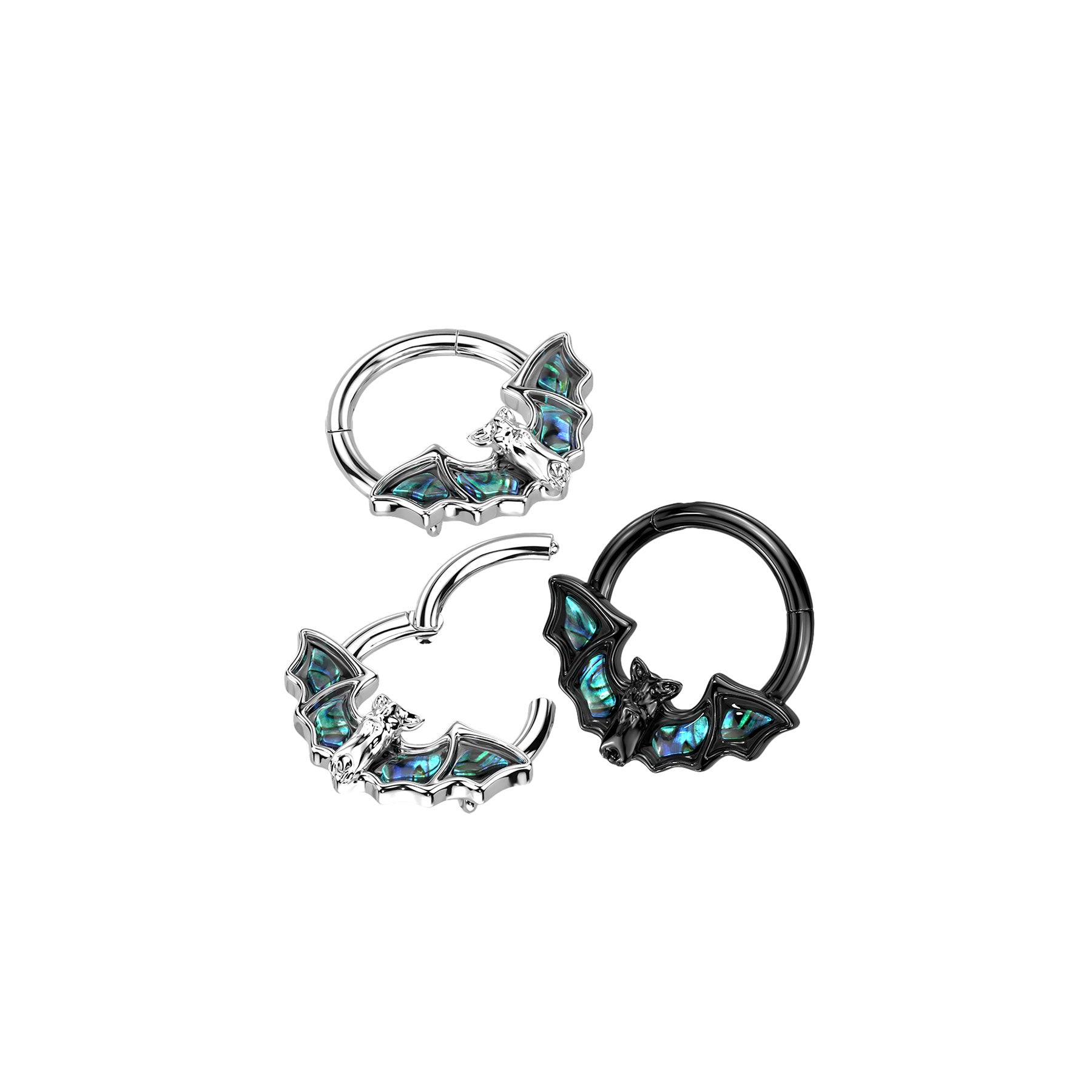 Piercing Oreille ou Nez AVA en Acier et Abalone