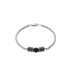 Bracelet ACHILLE en Acier et Agate