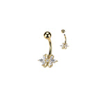 Piercing Nombril AMELIA en Acier et Zirconium
