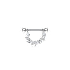 Piercing Téton ARONDA en Acier et Zirconium
