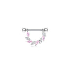 Piercing Téton ARONDA en Acier et Zirconium