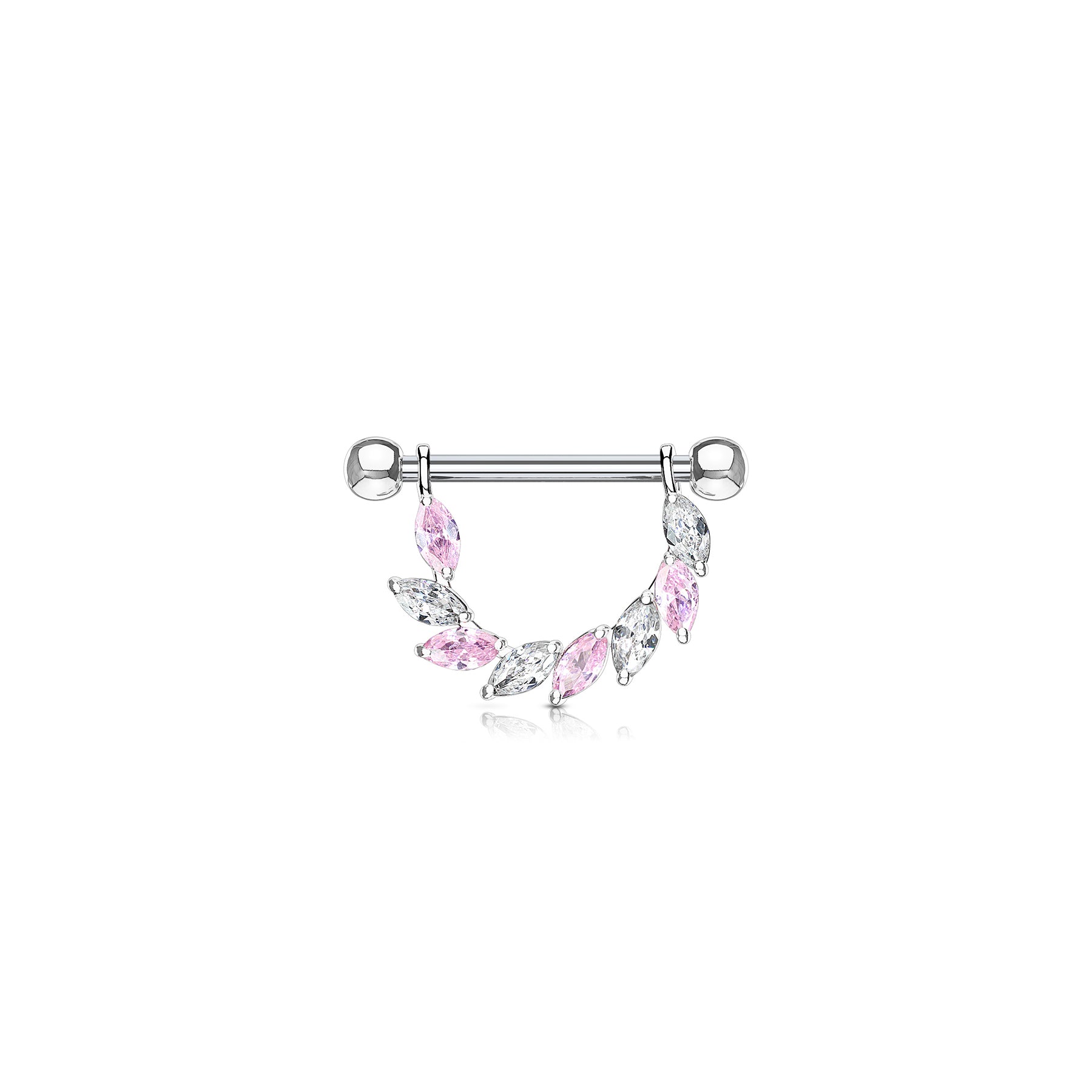 Piercing Téton ARONDA en Acier et Zirconium