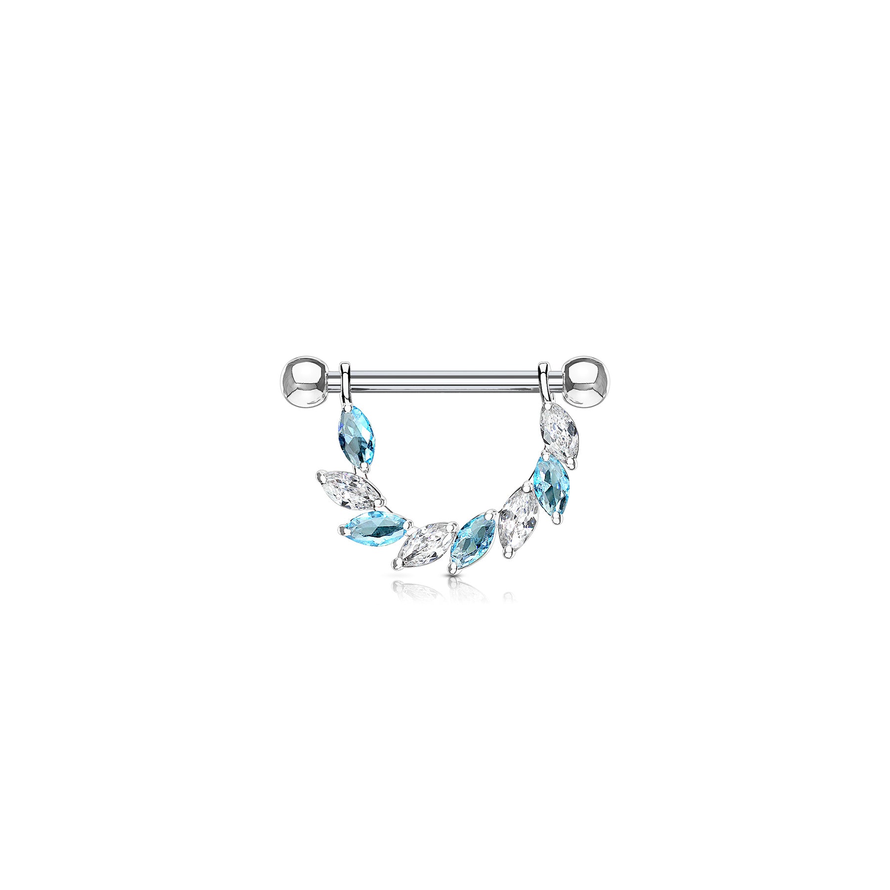 Piercing Téton ARONDA en Acier et Zirconium