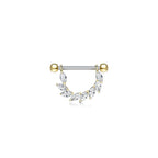 Piercing Téton ARONDA en Acier et Zirconium