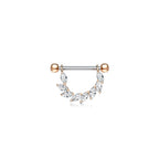 Piercing Téton ARONDA en Acier et Zirconium