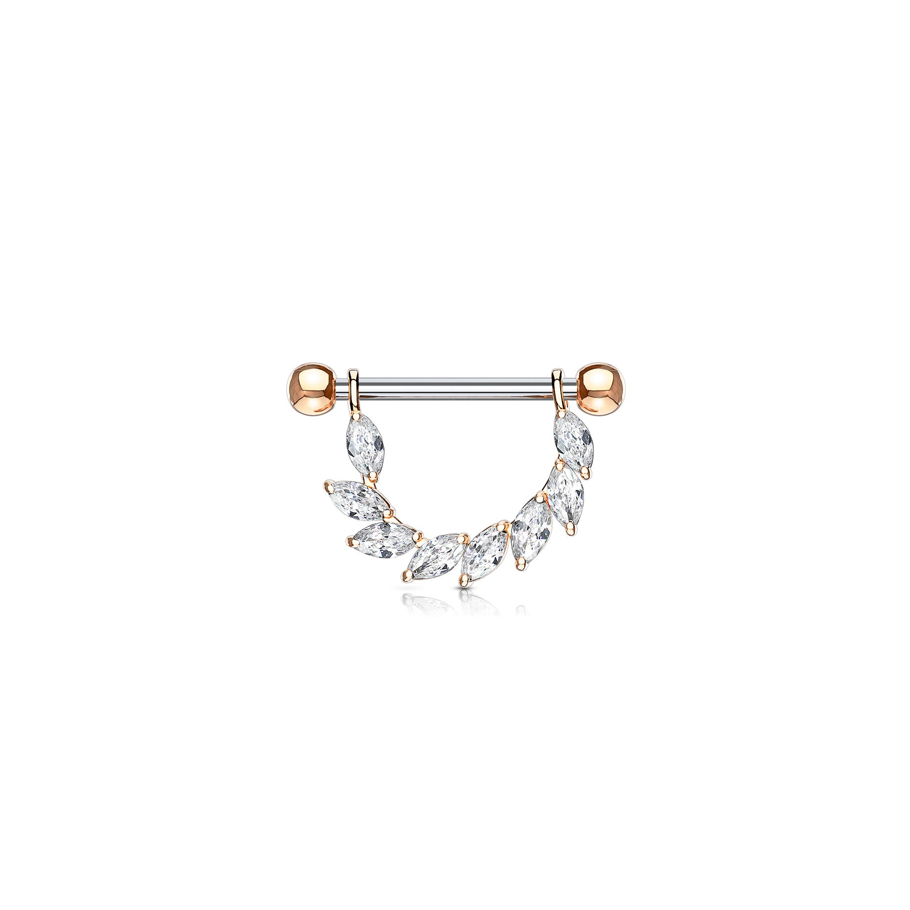 Piercing Téton ARONDA en Acier et Zirconium
