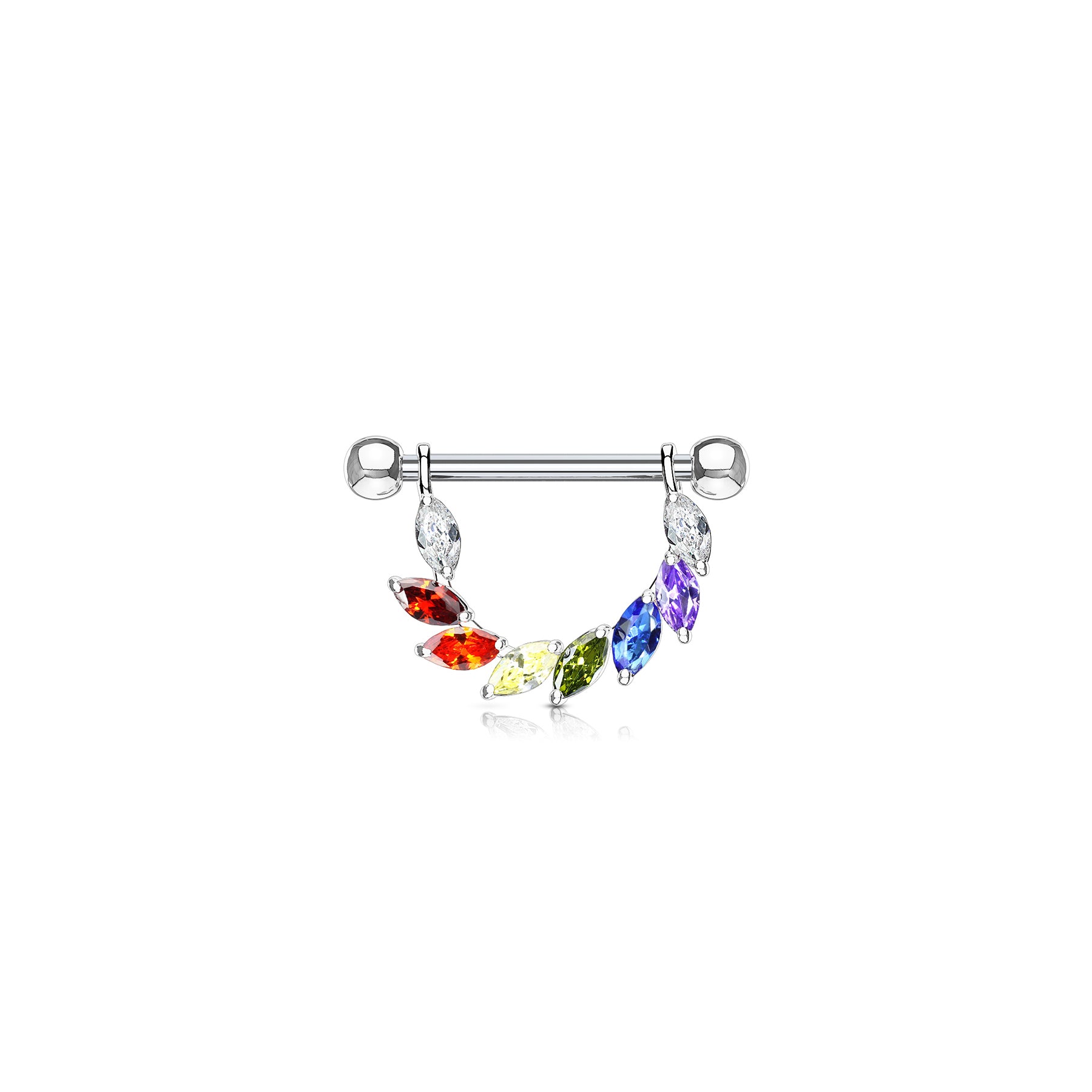 Piercing Téton ARONDA en Acier et Zirconium
