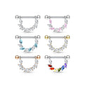Piercing Téton ARONDA en Acier et Zirconium